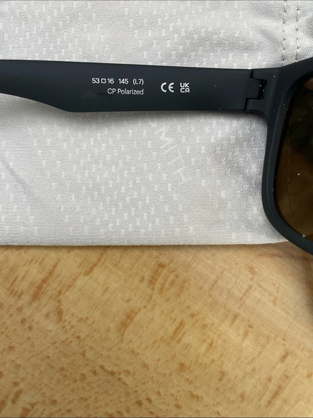 Smith Optics Black Frame Sunglasses polarized gray green